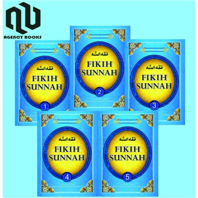 Paket 5 Buku Fikih Fiqih Sunnah Sayyid Sabiq Jilid 1 - 5 Fulset