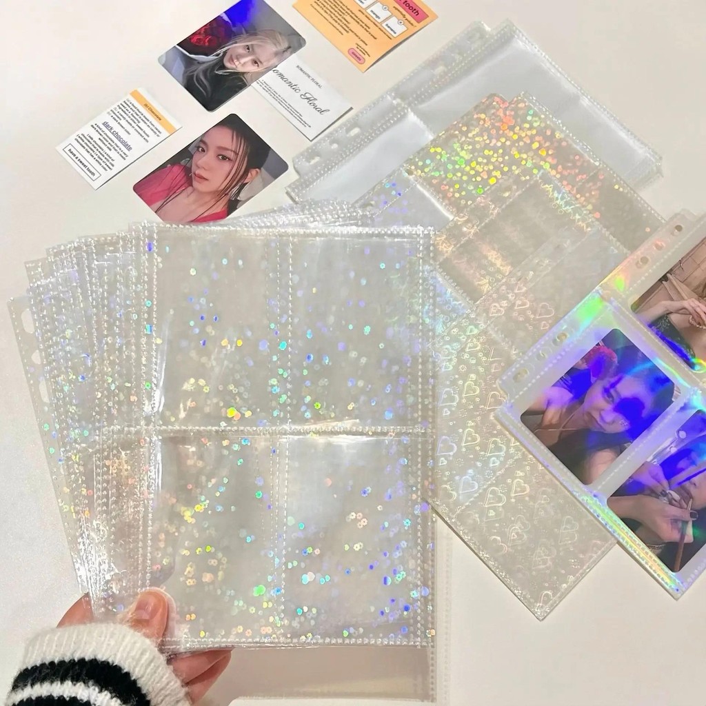 

10pcs Photo Album Inner Pages A5 Kpop Binder Photocard Holder Photocard Binder Inlay Idol Card Collect Book Inner Page 포토카드 바인더