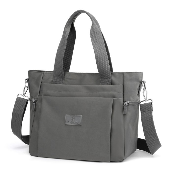 "R.V.Shop" - READY STOCK Tas selempang wanita brand suoyate - hand bag sling bag cewek S1048 - Abu-a