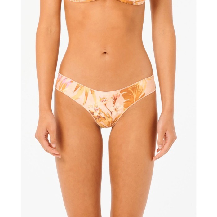 Rip Curl Sunday Swell Cheeky Hipster Bikini Bottom Peach