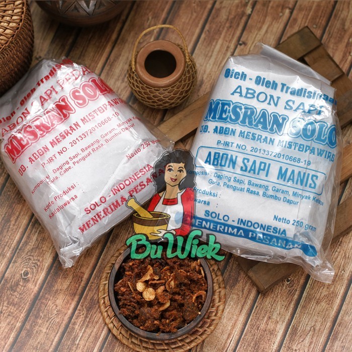 

Abon Sapi LEGENDARIS Mesran Solo - Manis