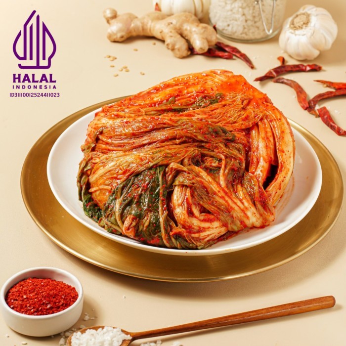 

Kimchi premium halal 1kg by resto korea Nami Island Grill - Potong