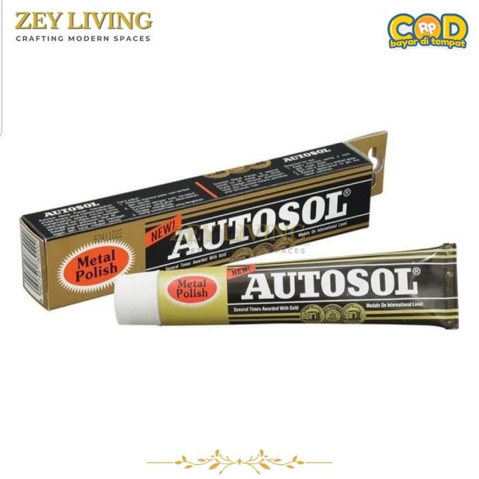 ZEY - Autosol Metal Polish 50 Gr / 15 Gram | Pembersih Pengkilap Besi Logam Serbaguna Knalpot, Velg 
