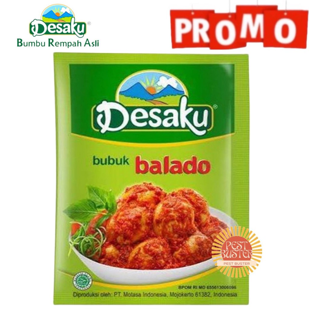 

DESAKU BALADO BUMBU DAPUR INSTAN PRAKTIS HALAL BPOM ORIGINAL
