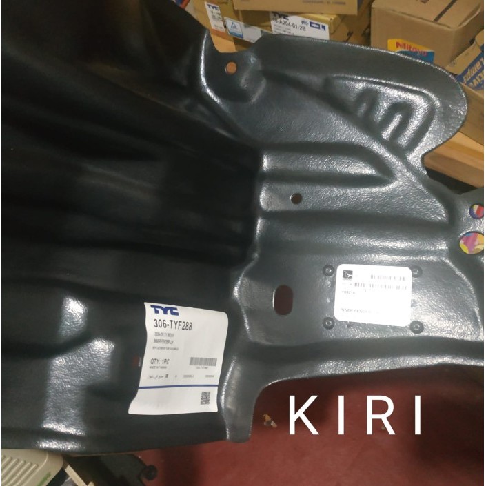 Liner fender spakbor innova 2008 2012 1pc - kiri