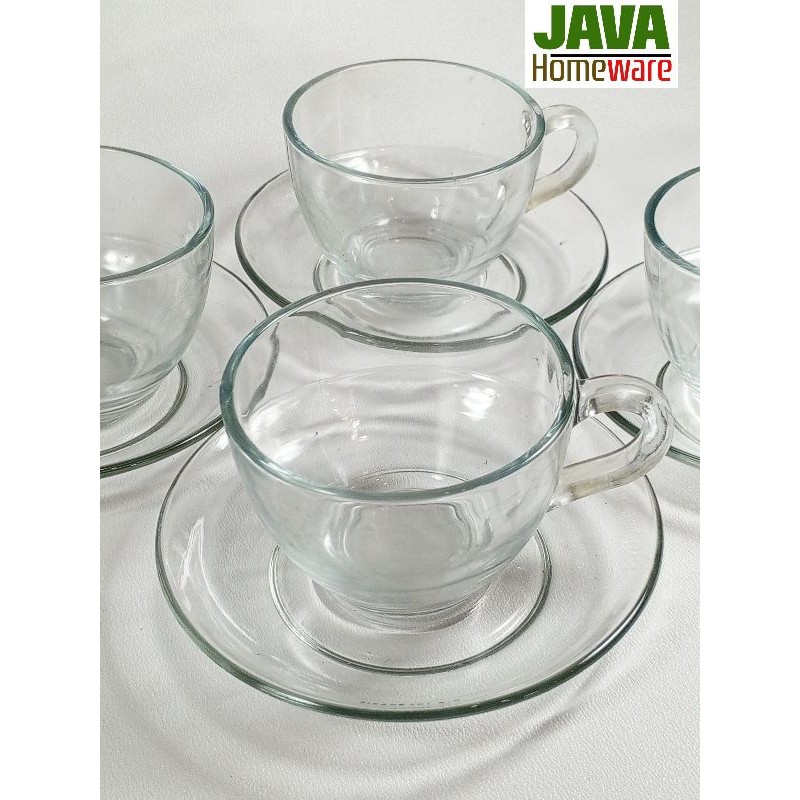 CANGKIR LEPEK DELUXE TEA SET | CANGKIR LEPEK KACA | CANGKIR LEPEK KOPI TEH | CANGKIR LEPEK KACA BENI
