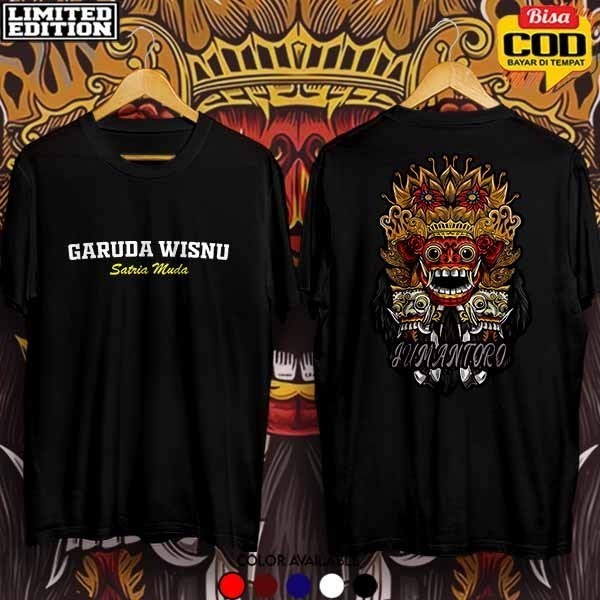 Kaos Jumantoro Barongan GWSM Garuda Wisnu Satria Muda Baju Pakaian T Shirt Pria Wanita Gratis ongkir