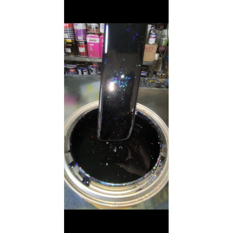 Cat Galaxy Black Blue PU