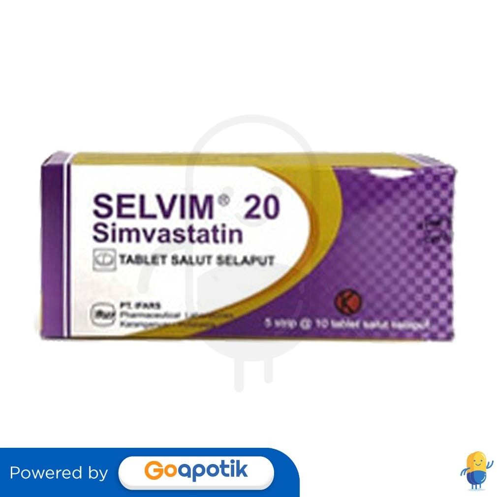 Selvim 20 Mg Box 50 Kaplet