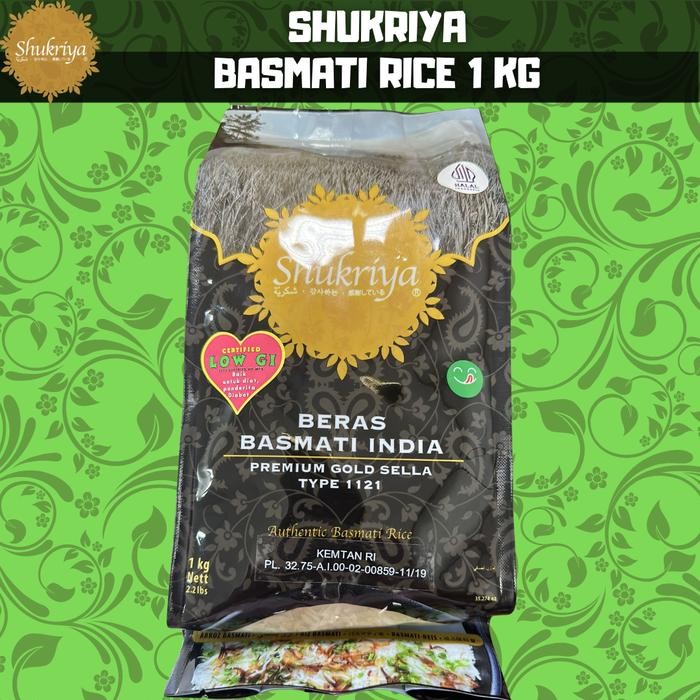 

Shukriya Basmati Rice 1KG - Beras Basmati lb 0805