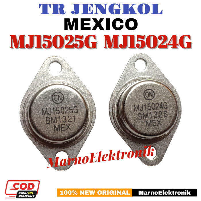 SGA05 TRANSISTOR TR JENGKOL MEXICO MJ15025G MJ15024G 1 SET MEKSIKO ORIGINAL