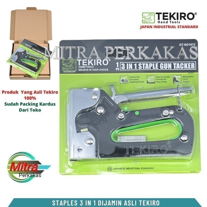 

staples tembak tekiro 6 - 14 mm staple gun 3 in 1 steples