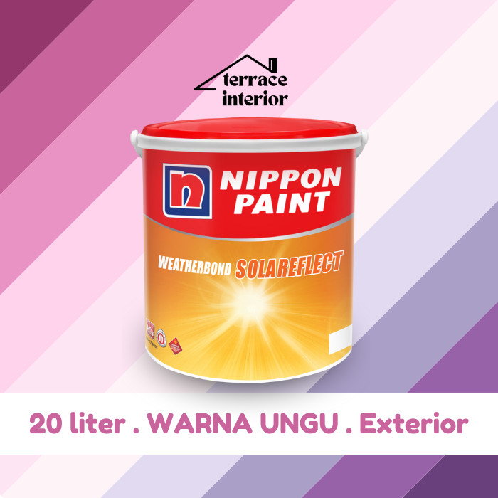 Cat Tembok Exterior Solareflect Nippon Paint Warna Ungu 20 L