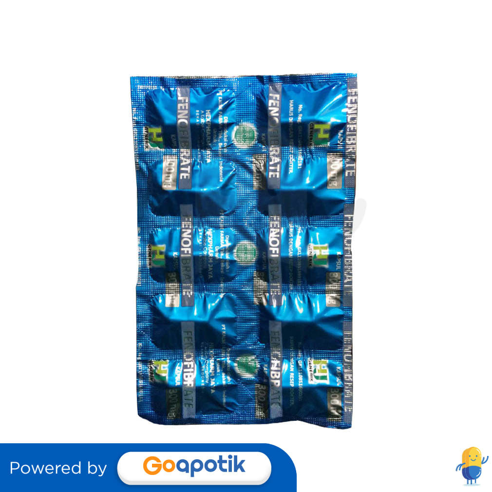 Fenofibrate Hexpharm 300 Mg Strip 10 Kapsul
