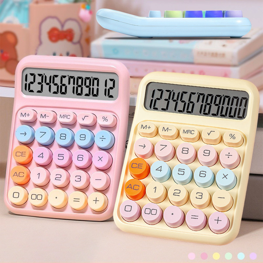 

Kalkulator MultifungsiKalkulator Nilai Tinggi Warna Permen / Calculator lucu spesifik murid / Penting untuk belajar / Kado ultah / Kalkulator ungu / Kalkulator Lucu Warna Macaron 12 Digit / Display Besar Keyboard Dot Mekanik