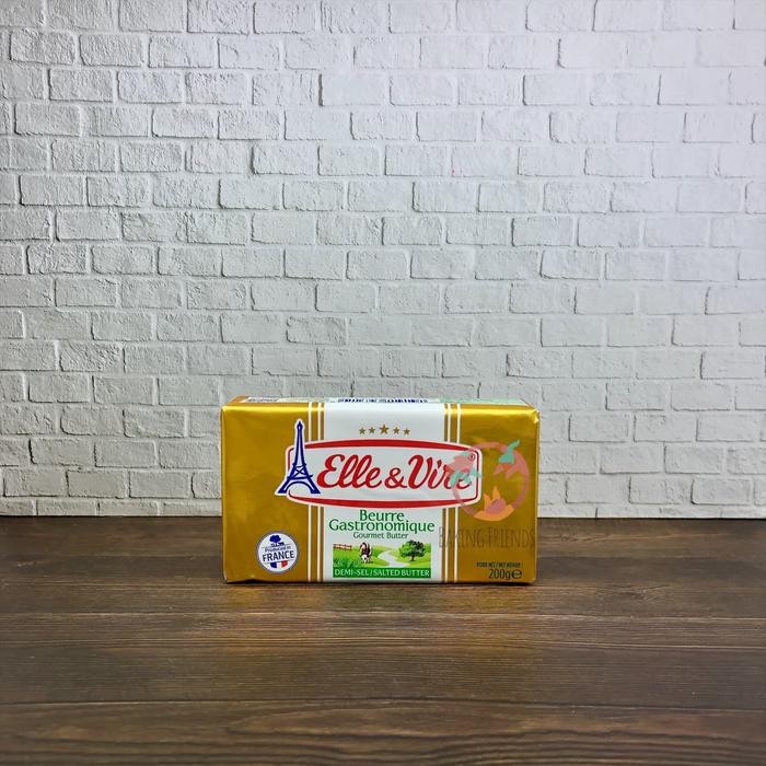 

[[PROMO]] ELLE & VIRE SALTED BUTTER 200 GR / MENTEGA ASIN