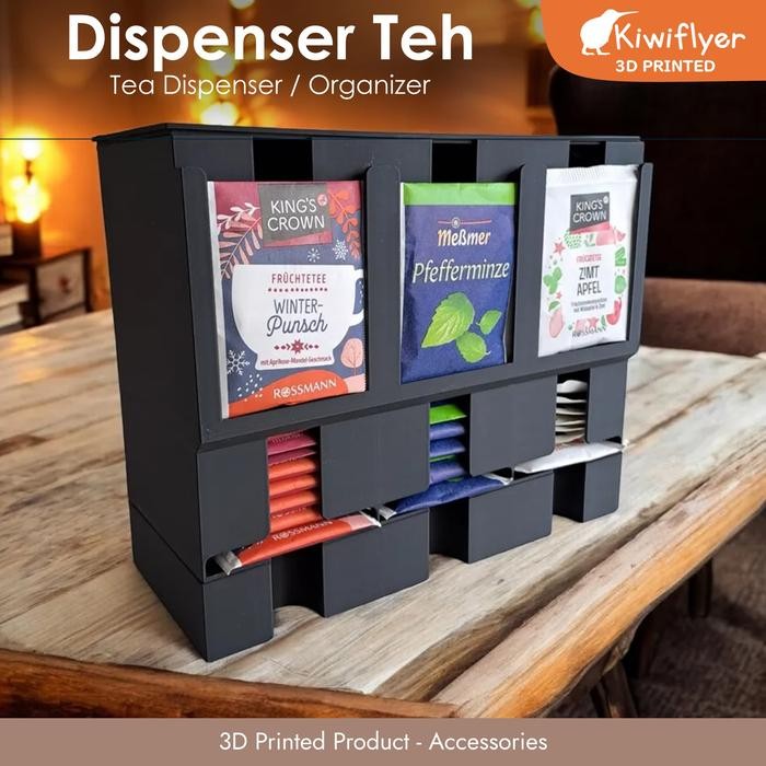 Dispenser Teh Sachet / Tea Dispenser Organizer