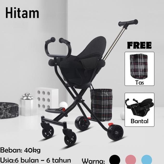 Nina baby Magic Stroller Baby Lipat Travelling/Magic Stroller Bayi Lipat Travelling Kecil/Kereta Dor