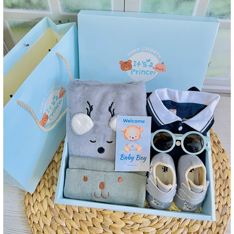 043 Hampers bayi baru lahir newborn laki kaki kado bayi baru lahir kado bayi laki laki newborn hadia