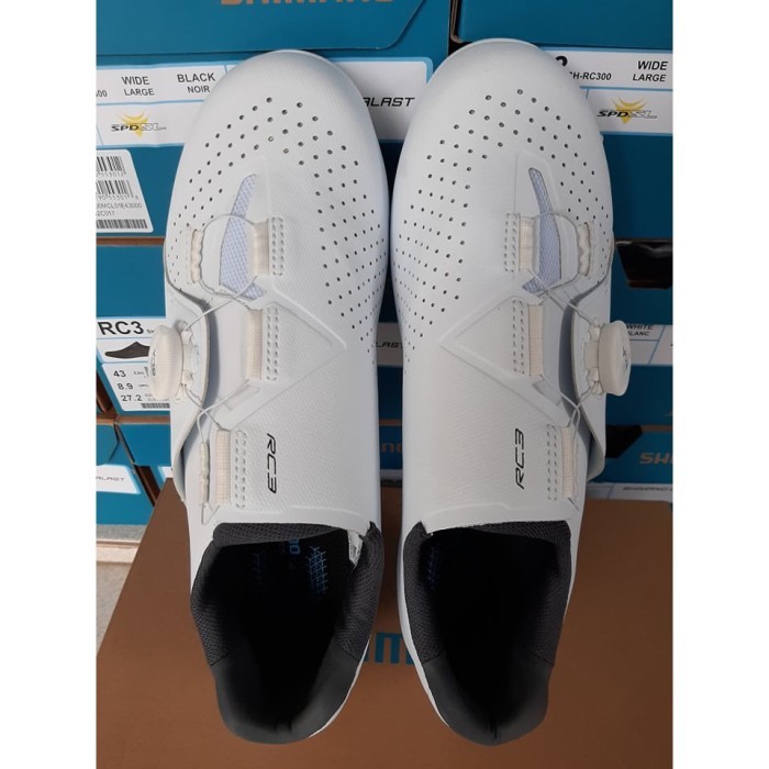 SEPATU CLEAT ROADBIKE SHIMANO RC3 / RC 3 / RC 300 / RC300 - Putih, 44