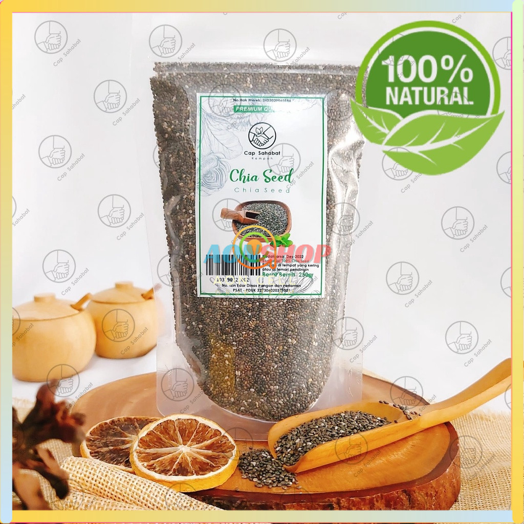 

[AS] Black Chia Seed Kaya Omega 3 Antioksidan Lebih Kaya Dari Almond Salmon