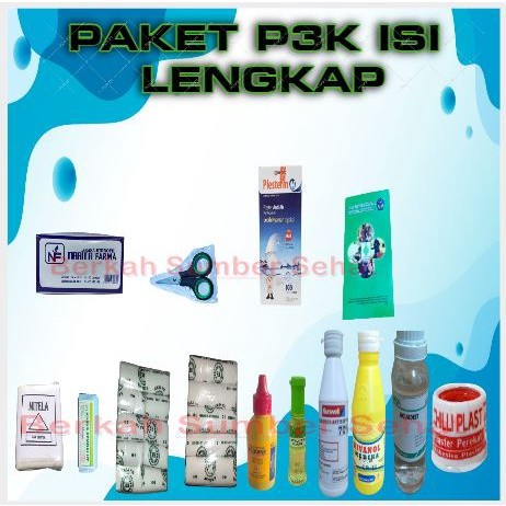 Paket HANYA isi P3K Dinding Ekonomis dan Lengkap (HANYA isi BELUM/TANPA KOTAK)