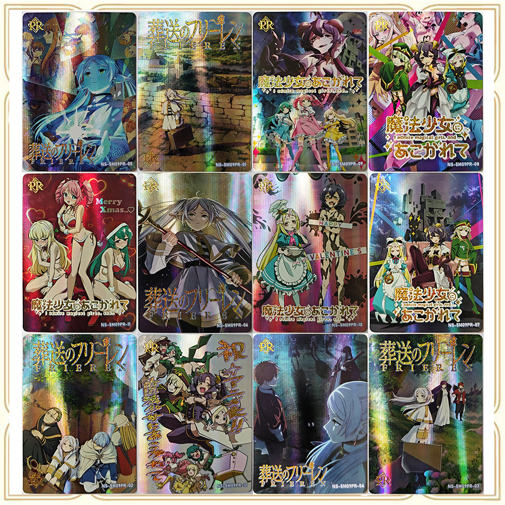 Anime Goddess Story 5M9 ACG PR Himmel Frieren Magic Girl Flamme Boy Game Toys Collectible Card Chris