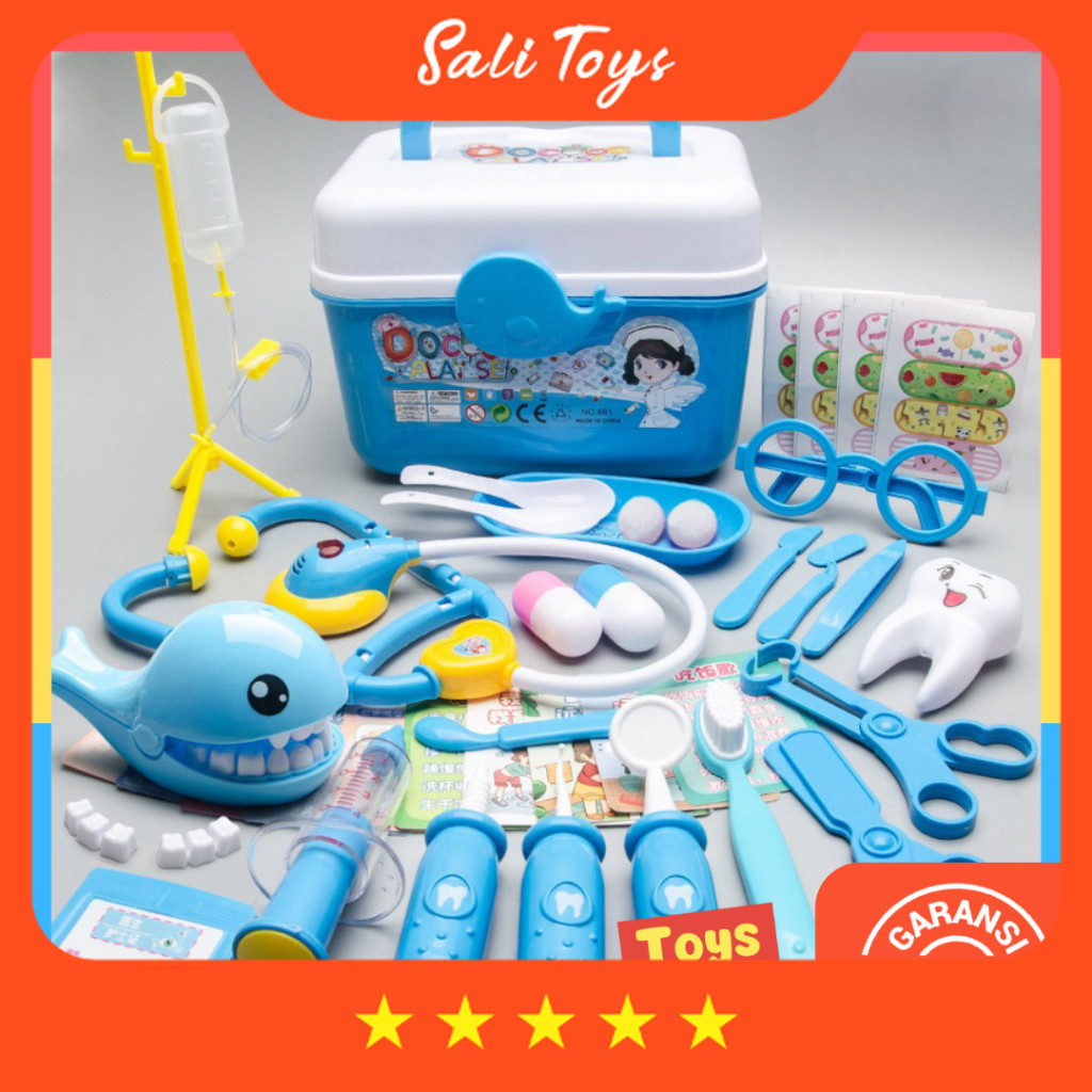 Mainan Anak LucuMainan Dokter Dokteran Koper Mainan Dokter Dokteran Anak Lengkap Dokter Dokteran Set