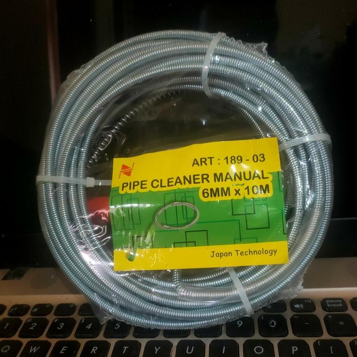 

Kawat Anti Sumbat 10 Meter - Alat Pembersih Saluran Pipa Mampet 6X10 M