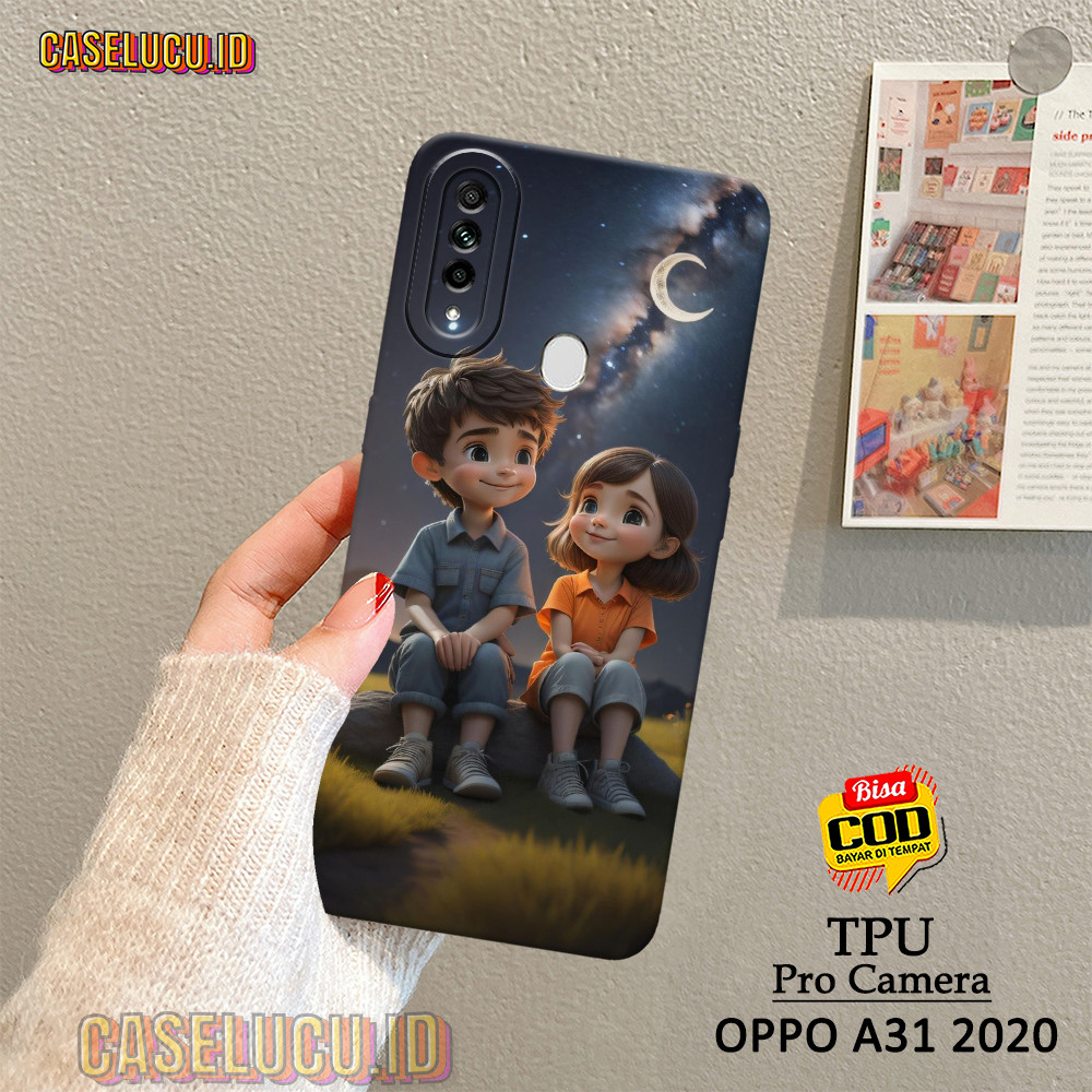 Casing Hp Oppo A31 2020 Terbaru - Fashion Case Pasangan - Case Oppo A31 2020 - Soft Case Hp Oppo A31