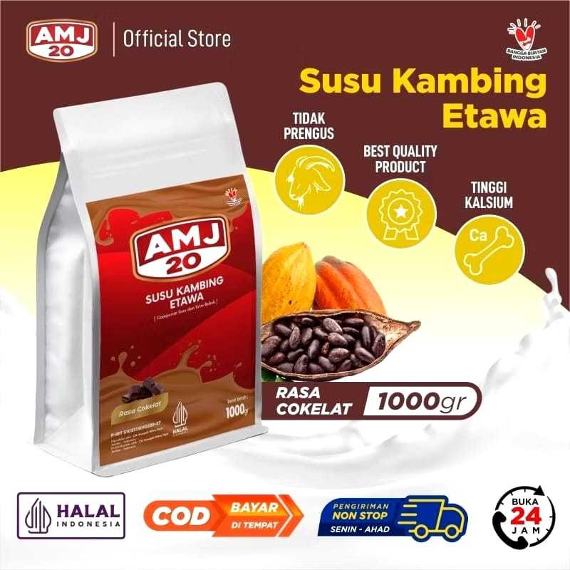 

Susu Kambing Etawa AMJ20 1kg Coklat