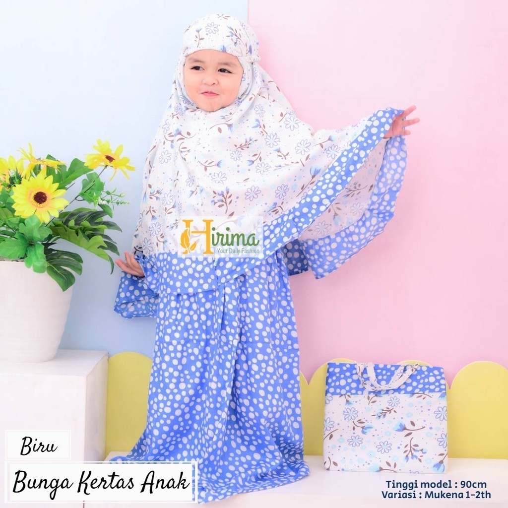 Mukenah Anak Bayi Balita Tanggung Rayon Adem