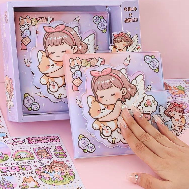

Buku Jurnal Squishy / Buku Diary Notebook Aesthetic Dodogirl With Dog TLD134