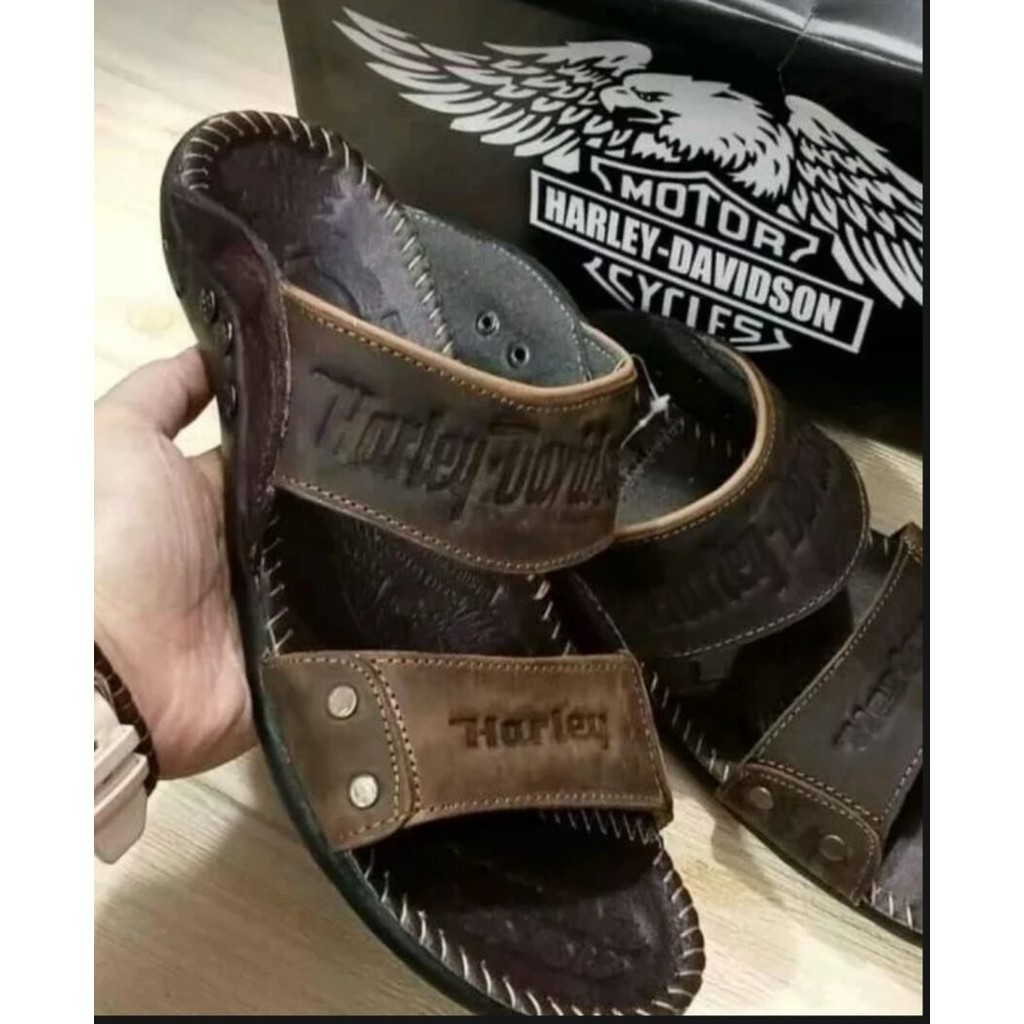SANDAL PRIA HARLEY DAVIDSON  KULIT