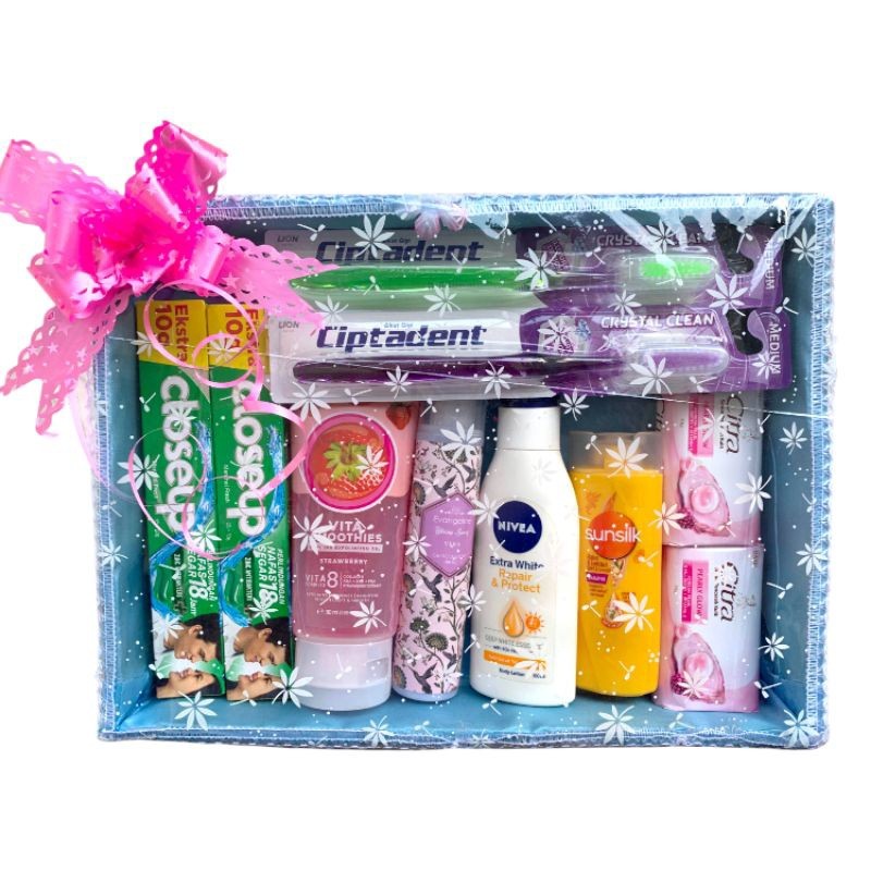 Paket Seserahan Box Peralatan Mandi/Body Care Paket Seserahan/Gratis Box Seserahan
