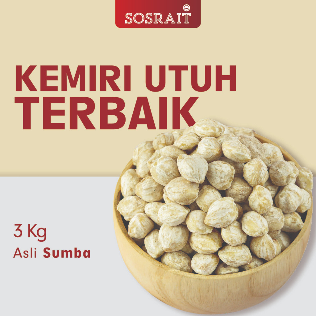 

Sosrait Kemiri Utuh Sumba 3kg