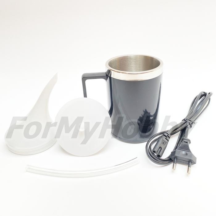 Teko / Mug / Cup Nano Burn Coating Heater Pemanas - Teko Hitam