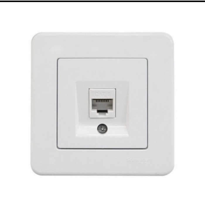 Stop kontak outlet data Leona rj45 cat 6 cat6 schneider
