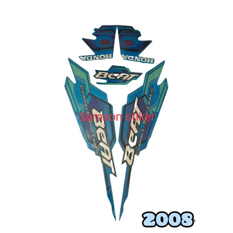 stiker striping motor beat karbu 2008 biru full body terbaik