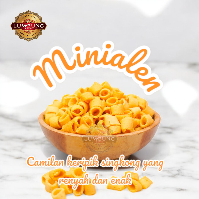 

Camilan Snack Keripik Singkong Keju Minialen 250G Renyah dan Nikmat