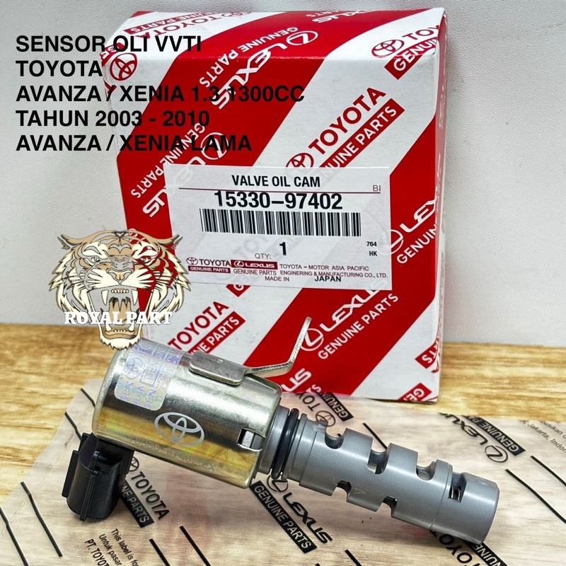SENSOR VVTI OLI OCV TOYOTA AVANZA XENIA 1.3 1300CC TAHUN 2003 - 2010 LAMA GEN 1 OLD GEN1 VALVE CAM O