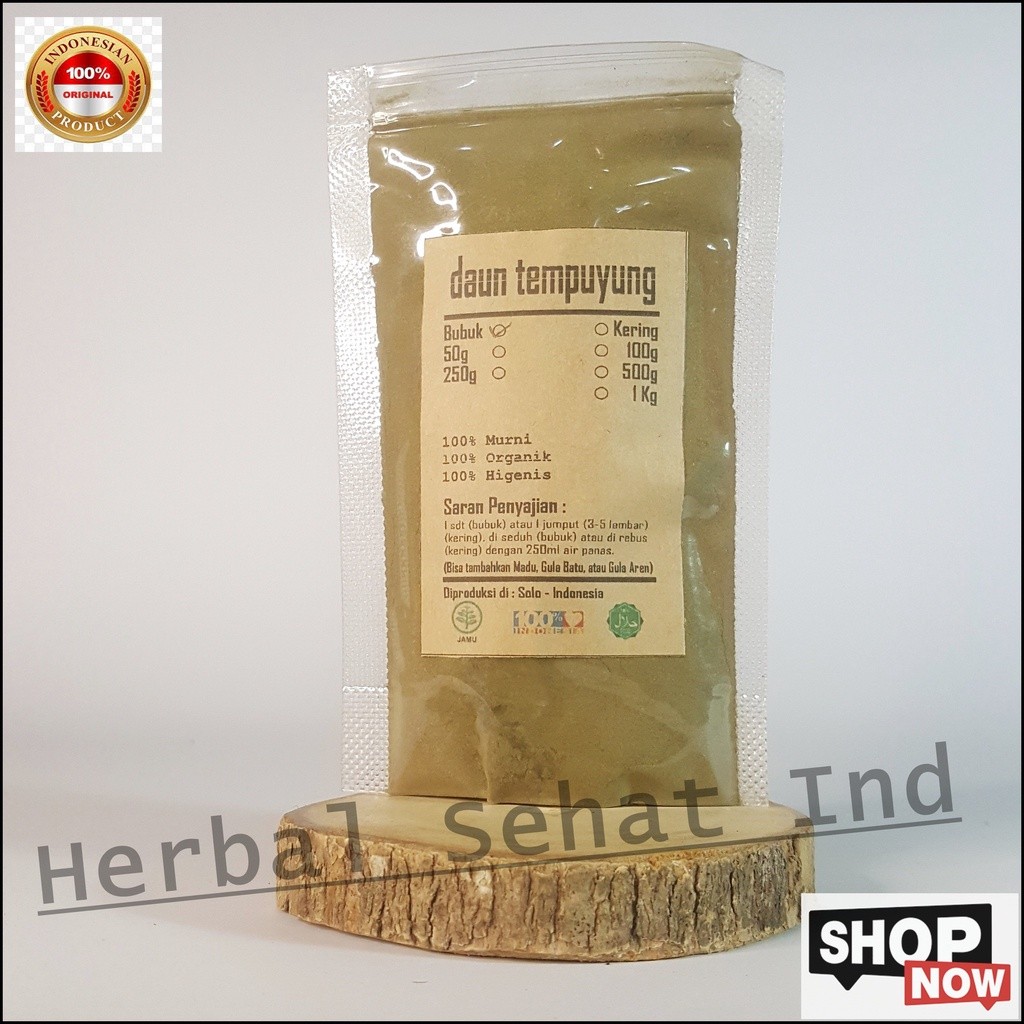 

DAUN TEMPUYUNG BUBUK 100 gr - Sonchus Arvensis - MURNI - JSR - REMPAH