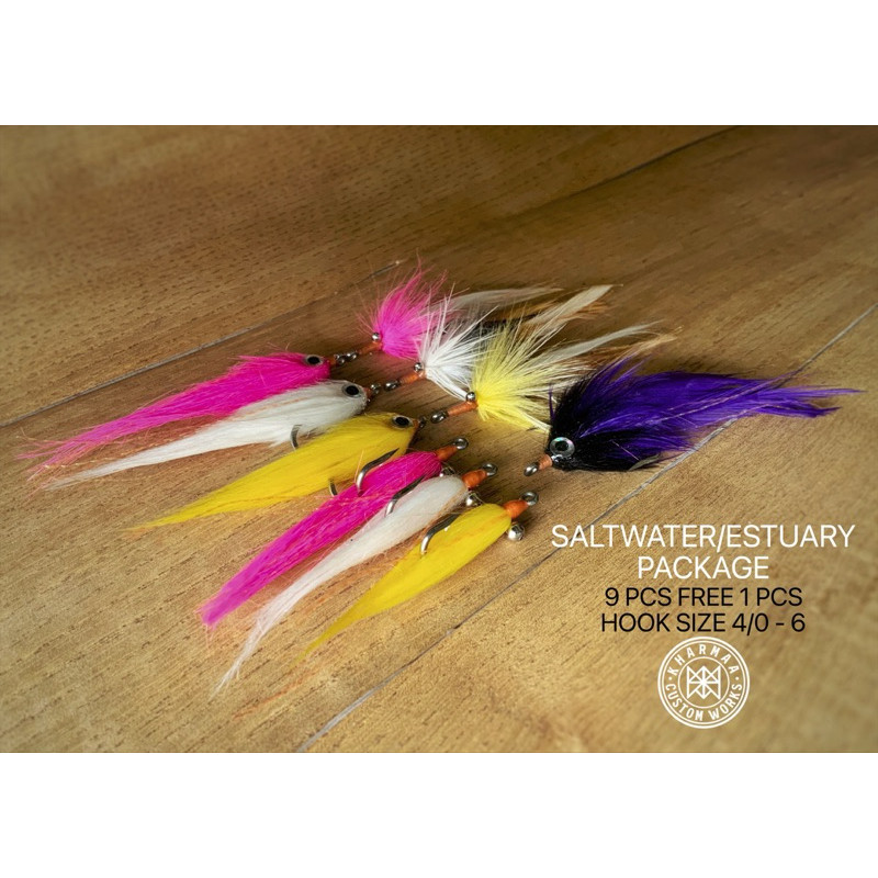 Fly Fishing Flies / Saltwater Flies (Stainless Steel Hook)