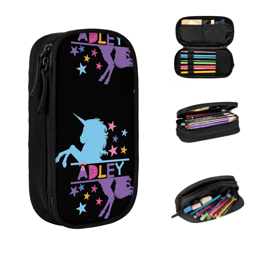 

Adley Unicorns Kids Pencil Cases Large Storage Pen Bags Pen Box Pencil Pouch For Boys Girls Students Stationery School Office