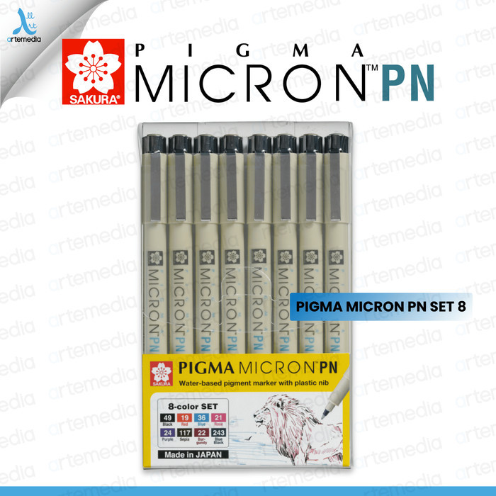 

Mall - aikshop20_store [Peralatan Menggambar] Drawing Pen Sakura Pigma Micron Set 6 Pigment Ink Pulpen Gambar