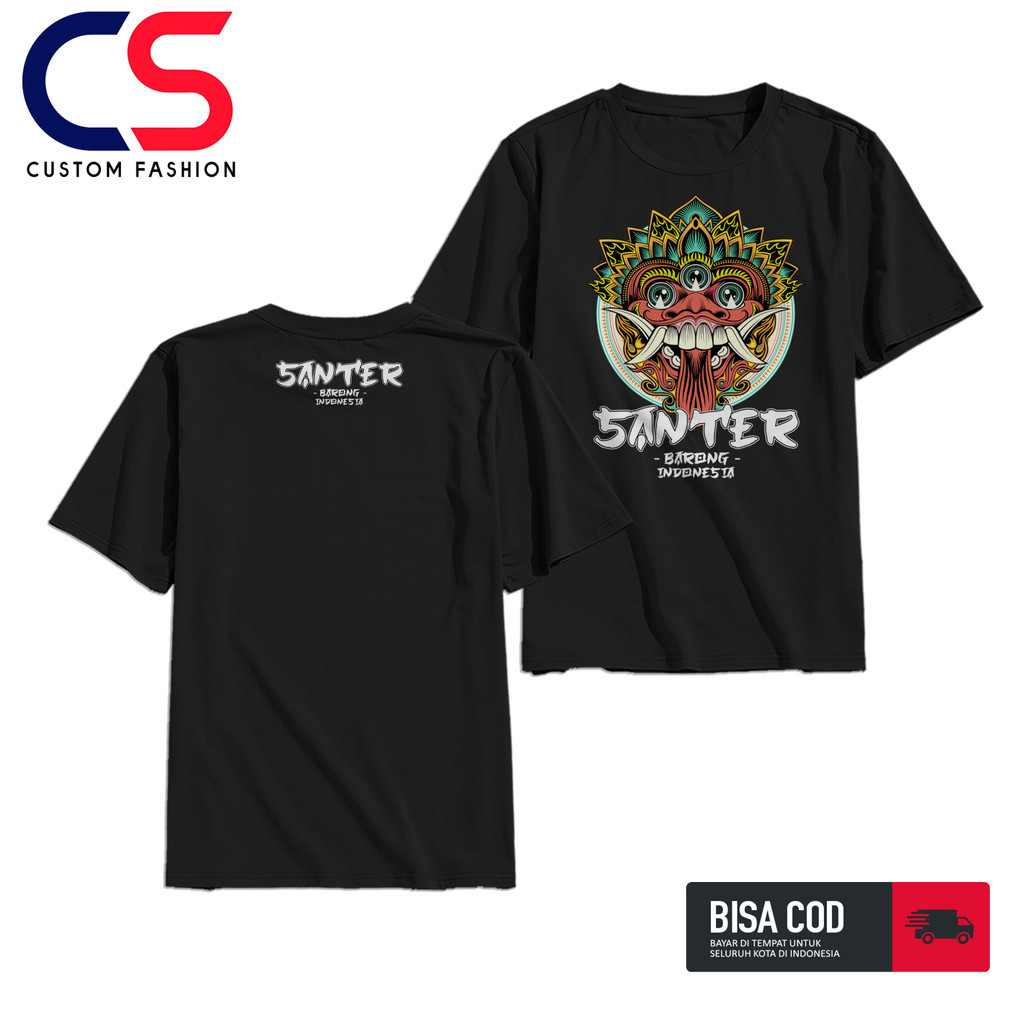 TERBARU KAOS SANTER GARUDA WISNU SATRIA MUDA KAOS HITAM BARONGAN DEVIL