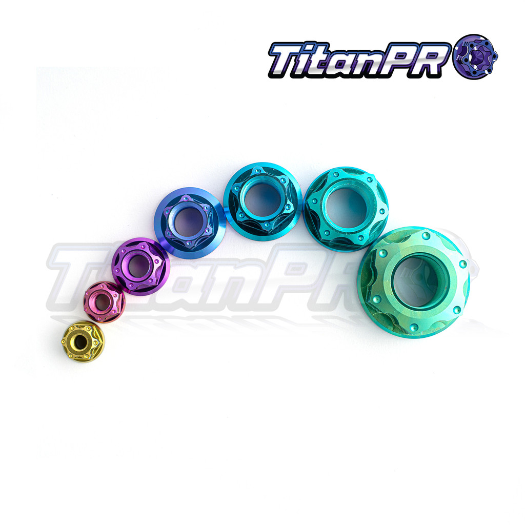 MUR TITANIUM GR5 - MUR LUBANG & MUR TUTUP M5/M6/M8/M10/M12/M14/M16