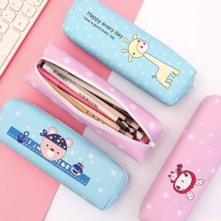 

Tempat Pensil Pulpen Karakter Cute Kotak Pensil Serbaguna Motif Dompet Pouch Make Up Kosmetik ATK