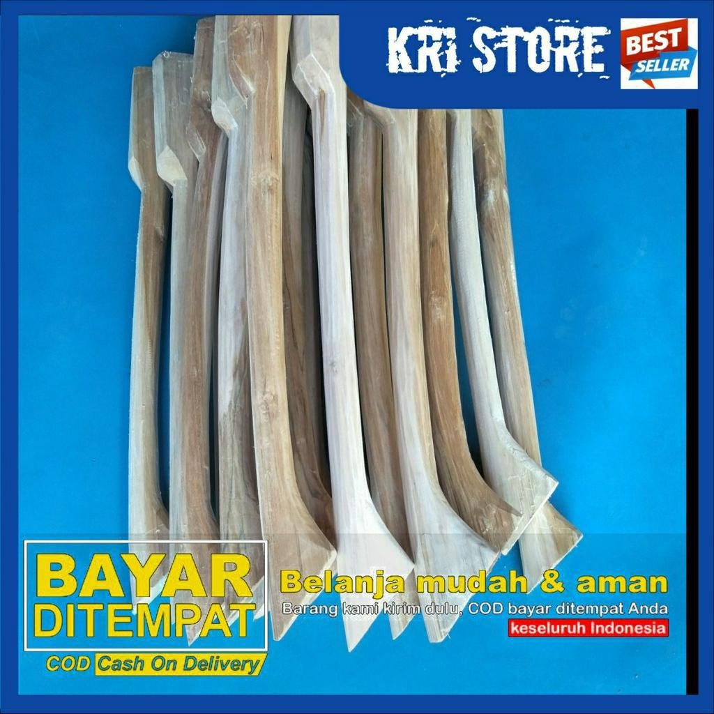 gagang cangkul pacul kayu/doran pacul kayu jati