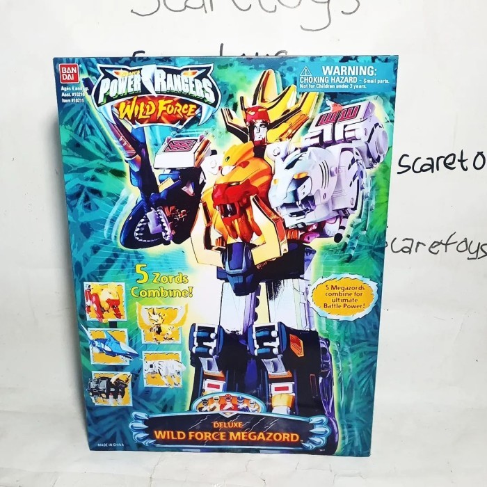 Power Rangers wild force megazord dx Sentai Gaoranger Gao King Megazord Zord